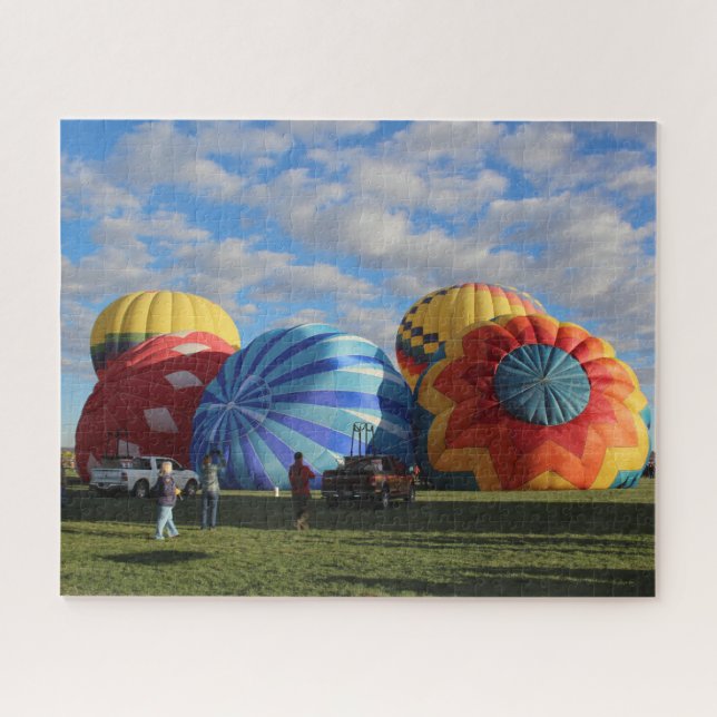 Puzzle Hausse chaude de ballon à air d'Albuquerque (Horizontal)