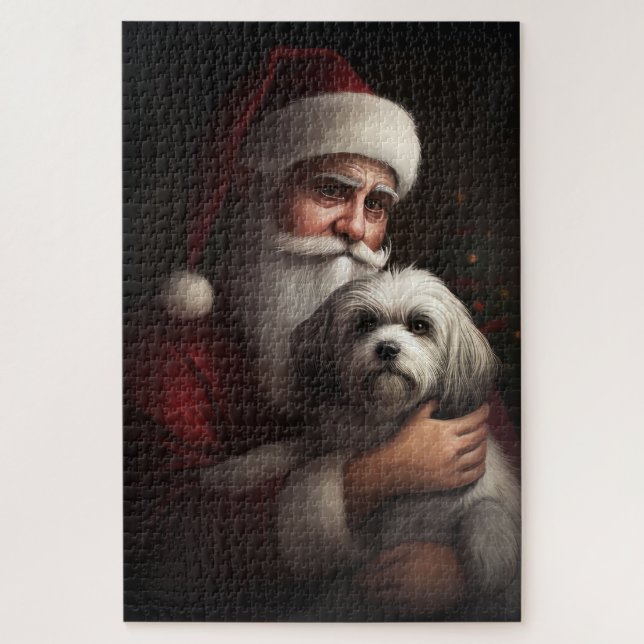 Puzzle Havanais avec Noël Festif du Père Noël (Vertical)