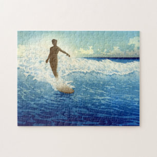 Puzzle "Hawaï, le cavalier de surf" - Charles W. Bartlet