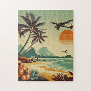 Puzzle Hawaï vintage/tropical