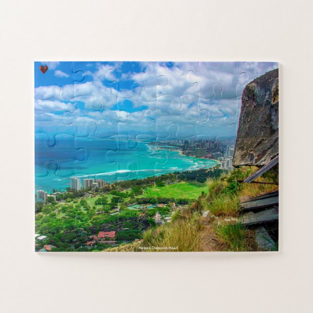 Puzzle Hawaii Diamond Head (Horizontal)