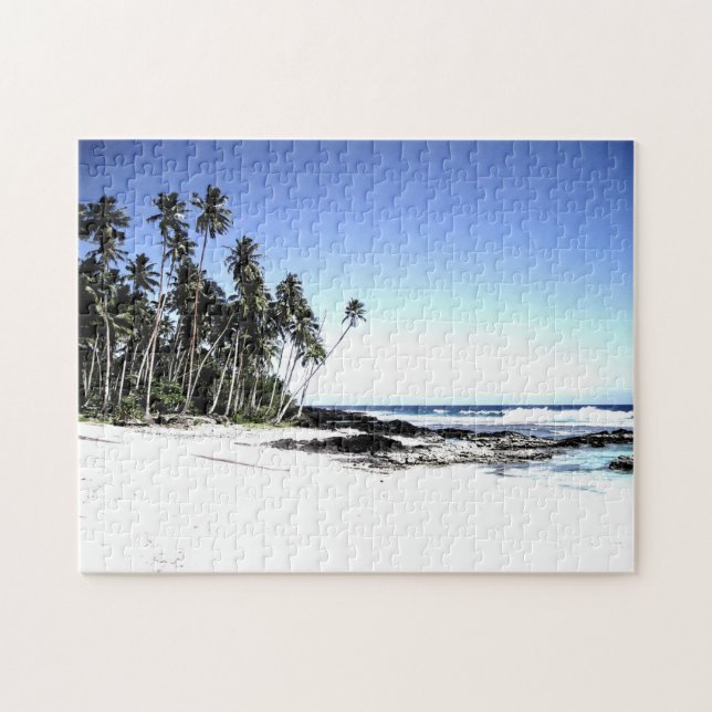 Puzzle Hawaii Island Travel Beach Palm Trees (Horizontal)