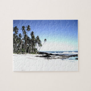 Puzzle Hawaii Island Travel Beach Palm Trees