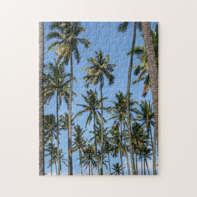 Puzzle Hawaii Island Travel Plage Exotique Palmiers (Vertical)