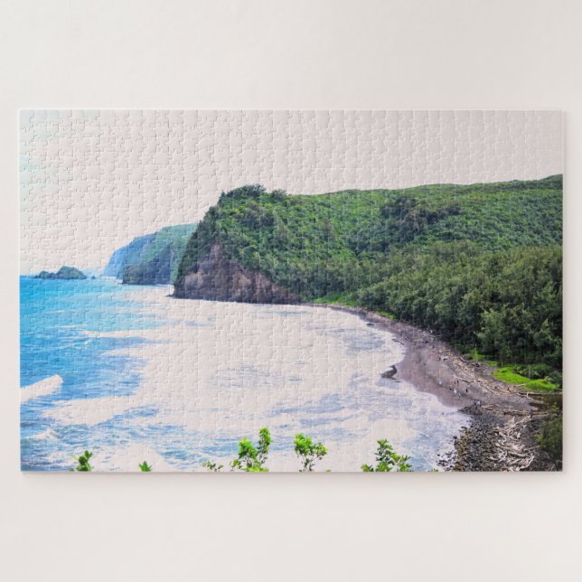 Puzzle Hawaii - Pololu Beach - 20x30 - 1014 pcs. (Horizontal)