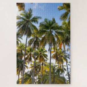 Puzzle Hawaiian Exotic Beach Palm Trees & Sky