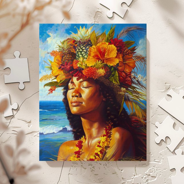 Puzzle Hawaiian Island Goddess Tropical (Créateur téléchargé)