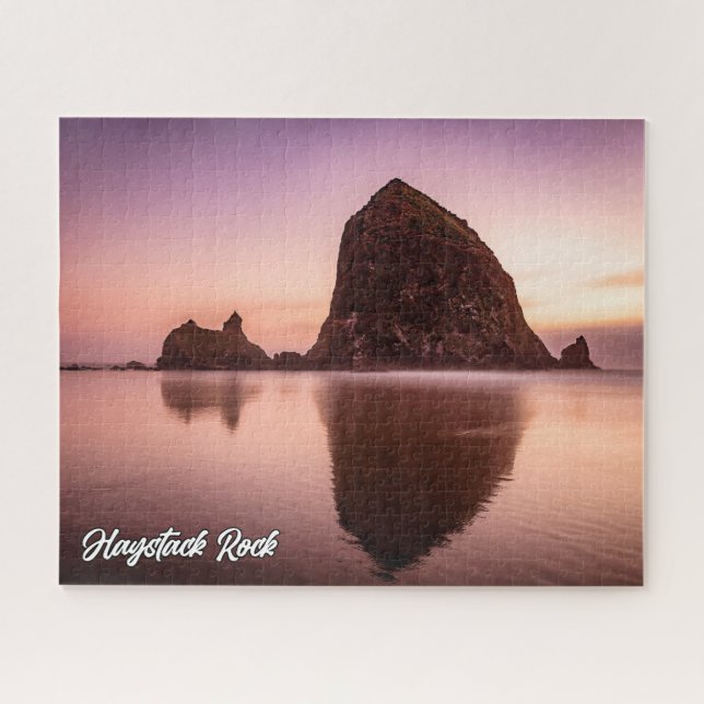 Puzzle Haystack Rock, Côte De L'Oregon, États-Unis (Horizontal)