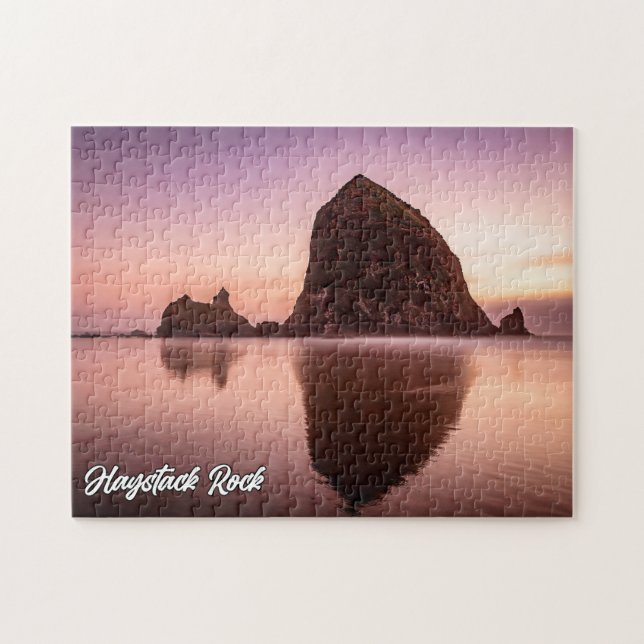 Puzzle Haystack Rock, Côte De L'Oregon, États-Unis (Horizontal)