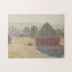 Puzzle Haystacks Midday Monet Fine Art