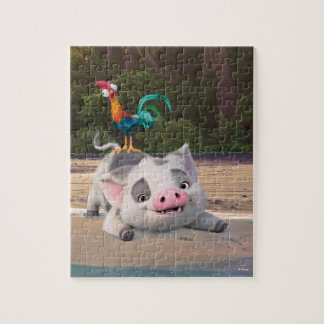 Puzzle Heihei et Pua Playtime