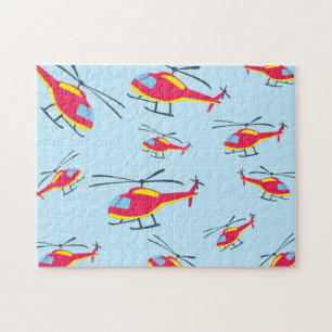 Puzzle Hélicoptère volant mignon