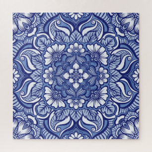 Puzzle Henné ethnique oriental Motif sans couture