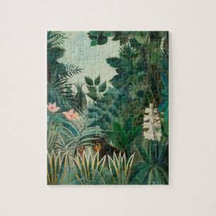 Puzzle Henri Rousseau, Jungle équatoriale   Tropique Vint