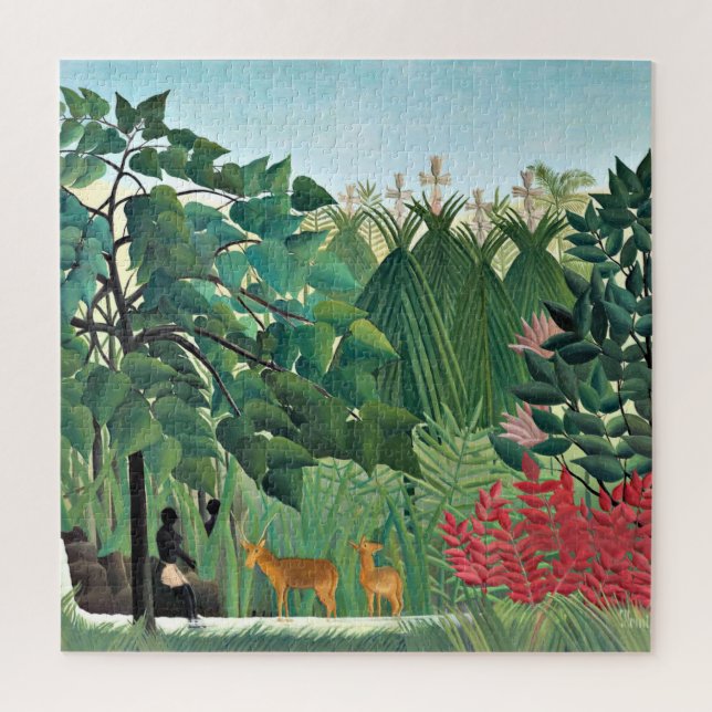 Puzzle Henri Rousseau, La Cascade (Vertical)
