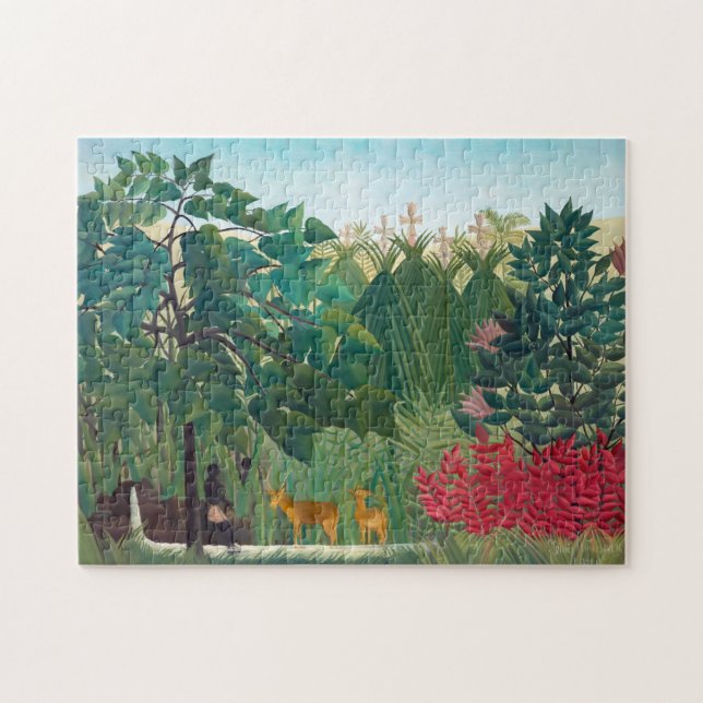 Puzzle Henri Rousseau - La cascade (Horizontal)