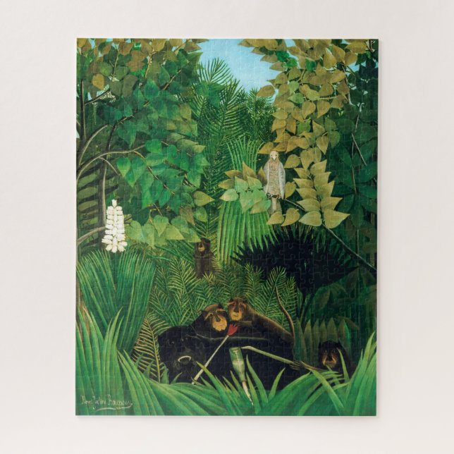Puzzle Henri Rousseau - Les Joyeux Jesters (Vertical)
