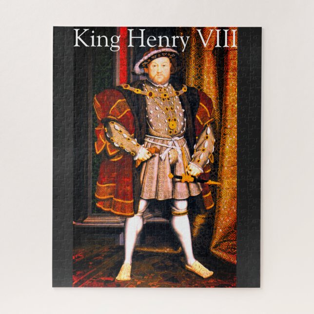 Puzzle Henry VIII Tudors Histoire King England six femmes (Vertical)