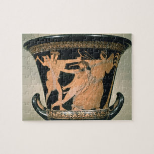 Puzzle Herakles luttant, détail d'un grenier rouge-figu