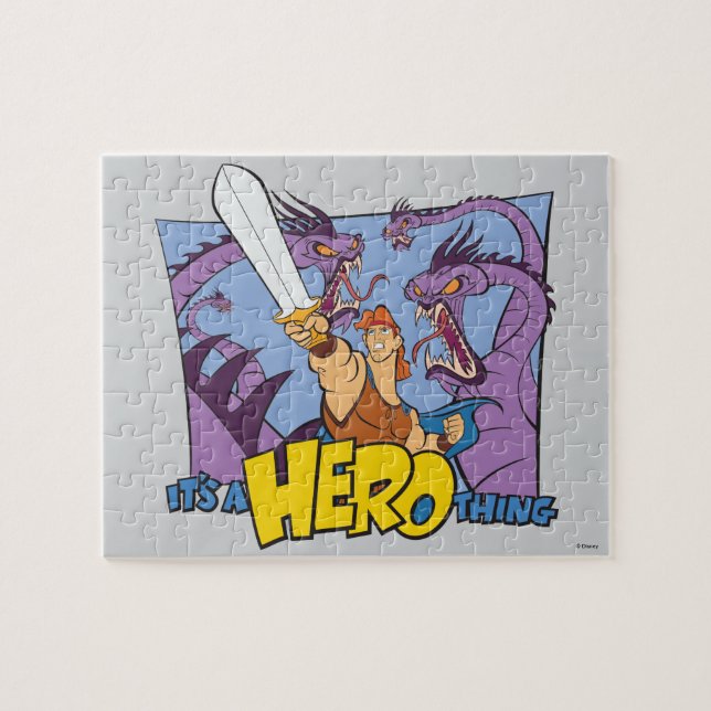 Puzzle Hercules vs Hydra - It's a HERO Thing Jigsaw Puzzl (Horizontal)