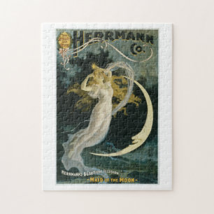 Puzzle Herrmann Maid of the Moon Magic Vintage