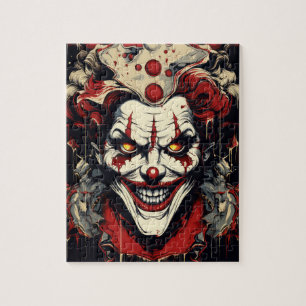 Puzzle Heure de clown effrayant