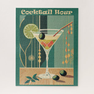 Puzzle Heure du cocktail design milieu de siècle