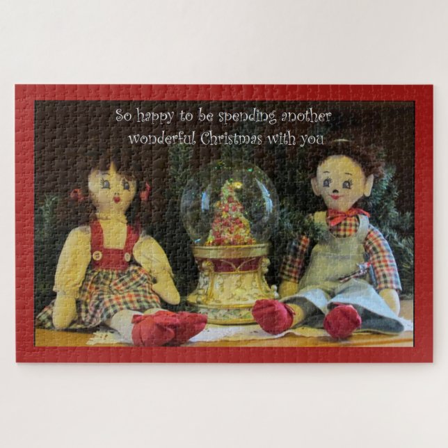 Puzzle Heureux de passer un autre Noël avec vous (Horizontal)