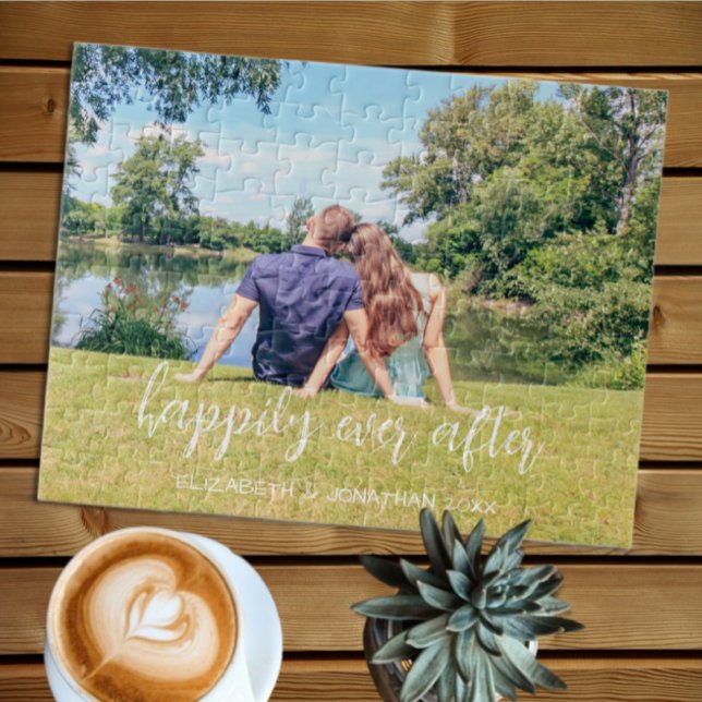 Puzzle Heureux Jamais après deux photos (Créateur téléchargé)