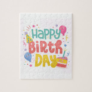 Puzzle Heureux voeux d'anniversaire
