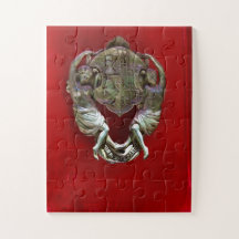 Heurtoir de porte rouge antique | Architecture de