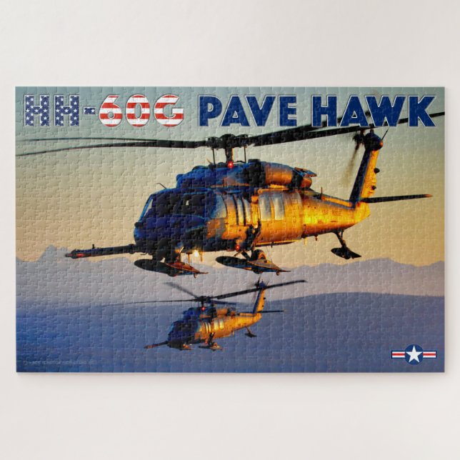 Puzzle HH-60G PAVE HAWK (20x30 POUCES) (Horizontal)
