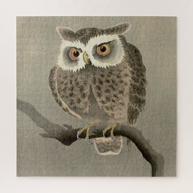 Puzzle hibou à longues oreilles (Vertical)