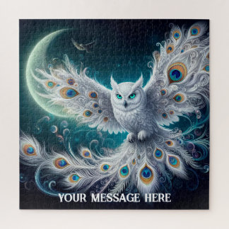 Puzzle Hibou blanc fantastique 