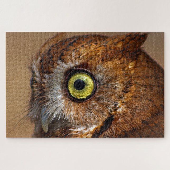 Puzzle Hibou de cri strident dans les morceaux (Horizontal)