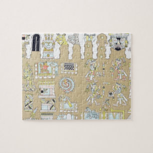 Puzzle Hiéroglyphes mexicains, de 'DES Cordillieres de