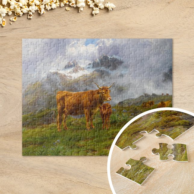 Puzzle Highland Cattle | Rosa Bonheur (Créateur téléchargé)