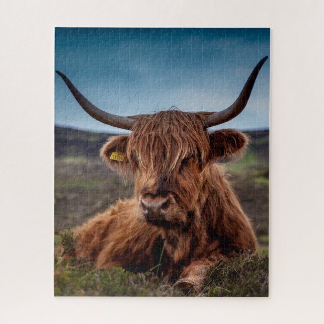 Puzzle Highland Cow (Vertical)