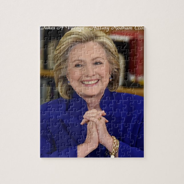 Puzzle Hillary Clinton Il Faut Un Cadeau De Village (Vertical)