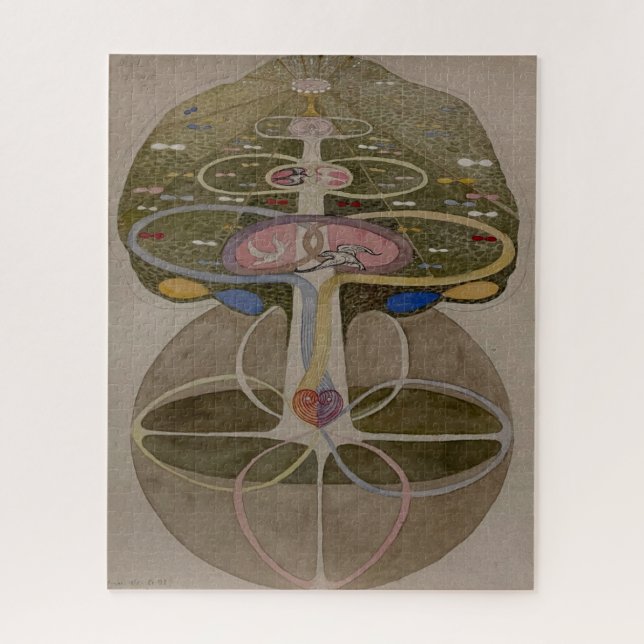 Puzzle Hilma Af Klint, Arbre De Connaissances No1 Art Abs (Vertical)