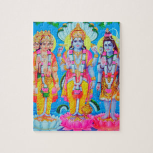 Puzzle Hindu Trinity Brahma Vishnu Shiva
