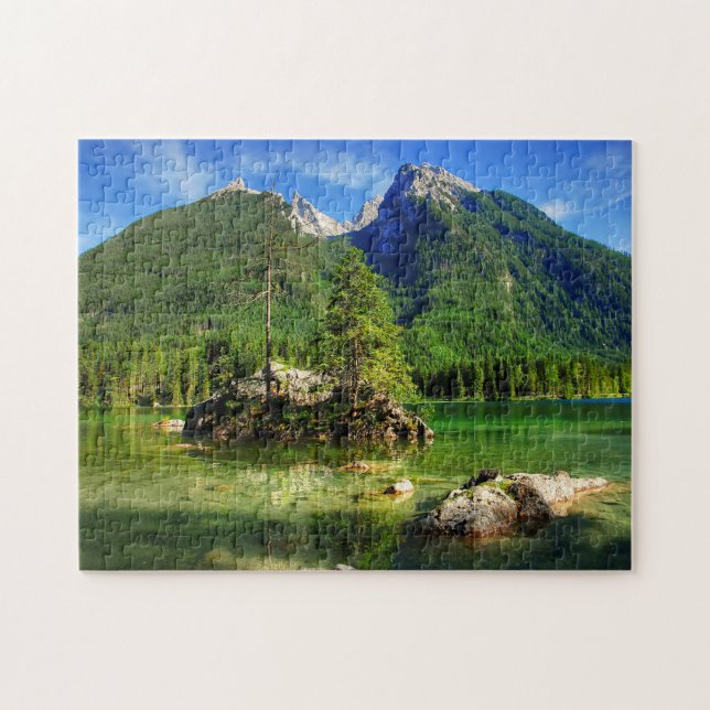 Puzzle Hintersee Ramsau Bavière. (Horizontal)
