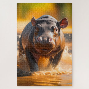 Puzzle Hippo