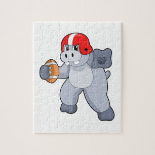 Puzzle Hippo à Football Sports