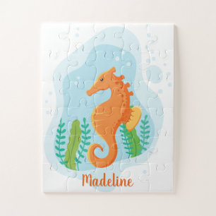 Puzzle Hippocampe mignon Océan Enfants Personnalisés