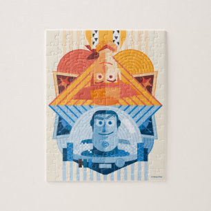 Puzzle Histoire du jouet   Woody & Buzz Reversible Graphi