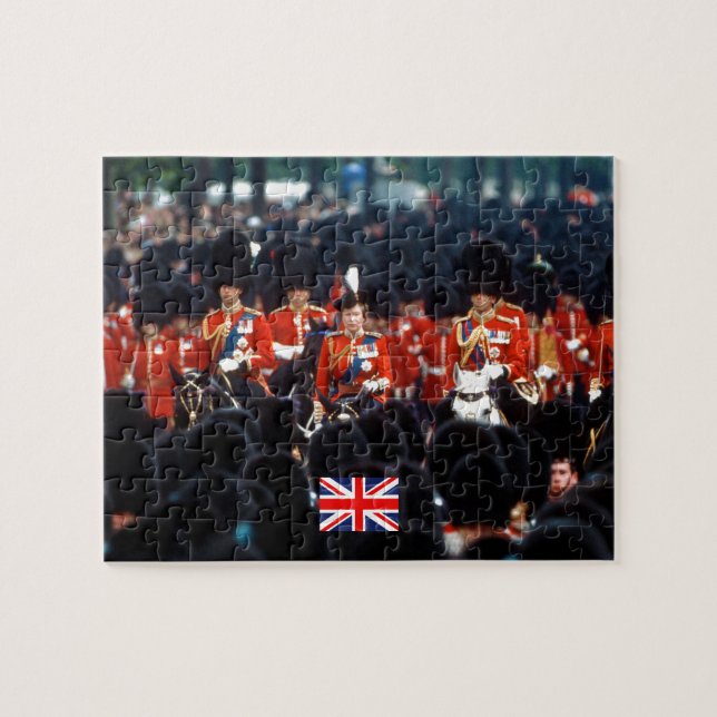 Puzzle HM La Reine Elizabeth II Prince Philip London (Horizontal)