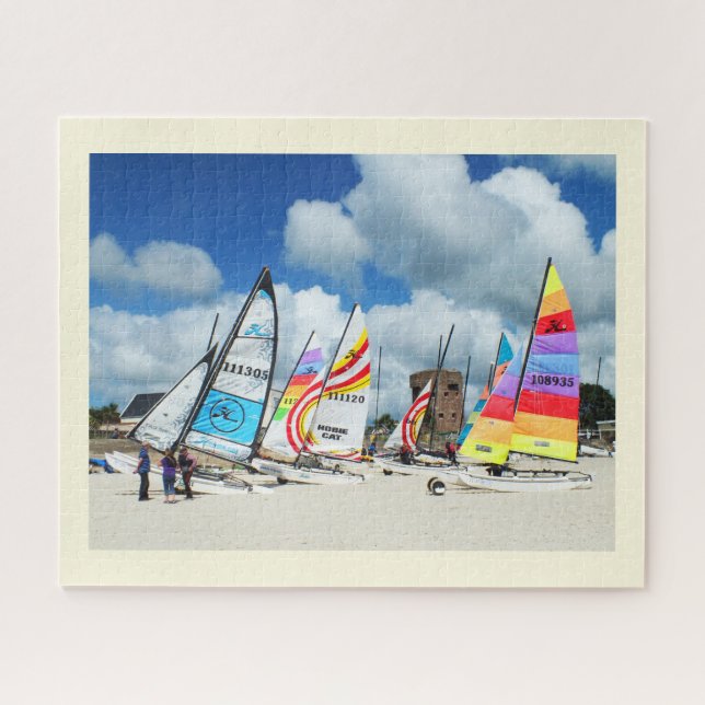 Puzzle Hobies sur la plage (Horizontal)