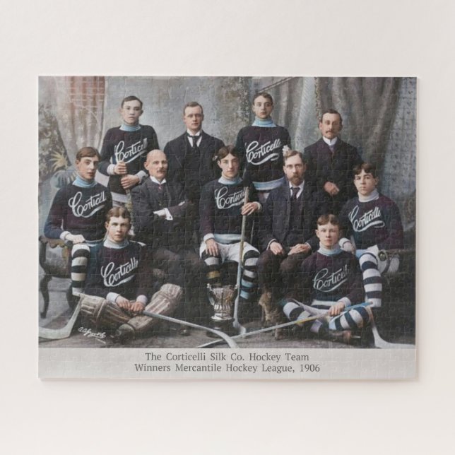 Puzzle Hockey canadien vintage 1906 (Horizontal)
