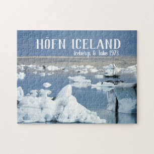 Puzzle Höfn Islande Icebergs & Lake Blue Ice Glacier